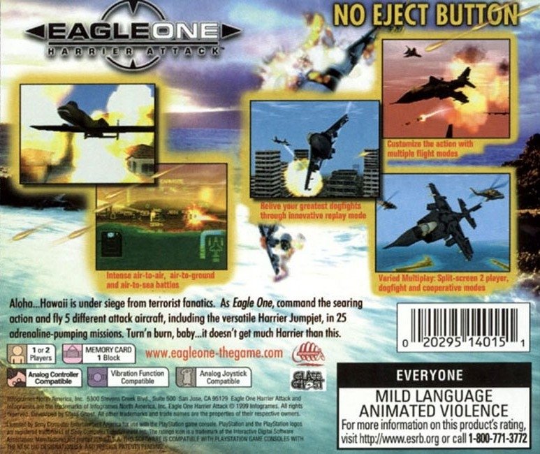 video game Eagle One: Harrier Attack Image
