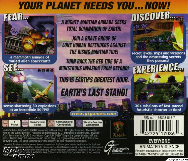 video game Invasion from Beyond Image
