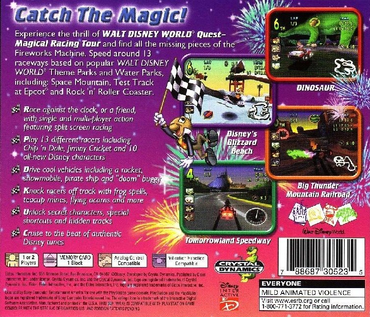 video game Walt Disney World Quest Magical Racing Tour Image