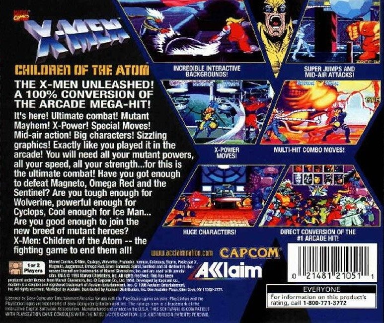 video game X-Men: Children Of The Atom Image