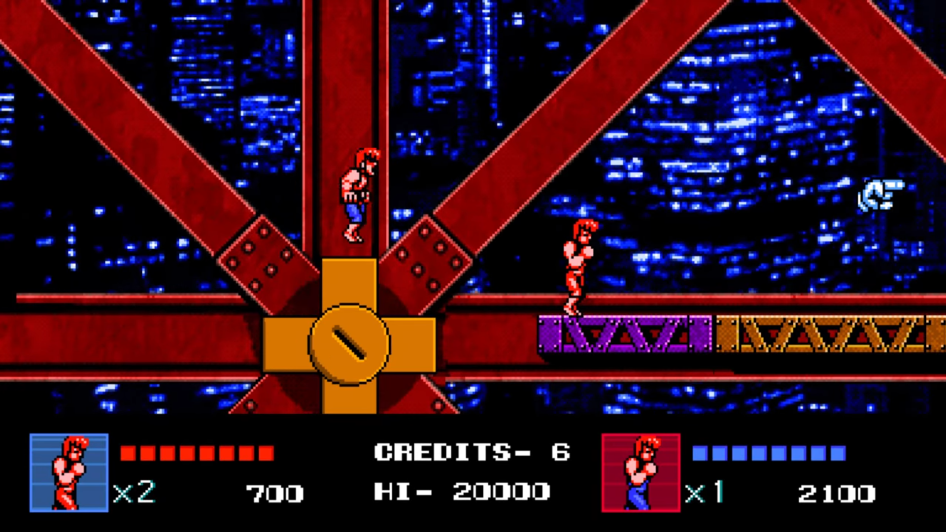 video game Double Dragon IV retro arcade Platformer Image
