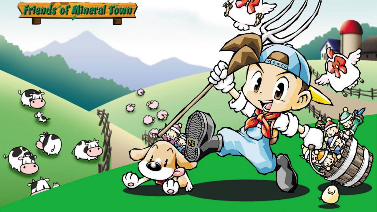 video game harvest moon: friends of mineral town Image
