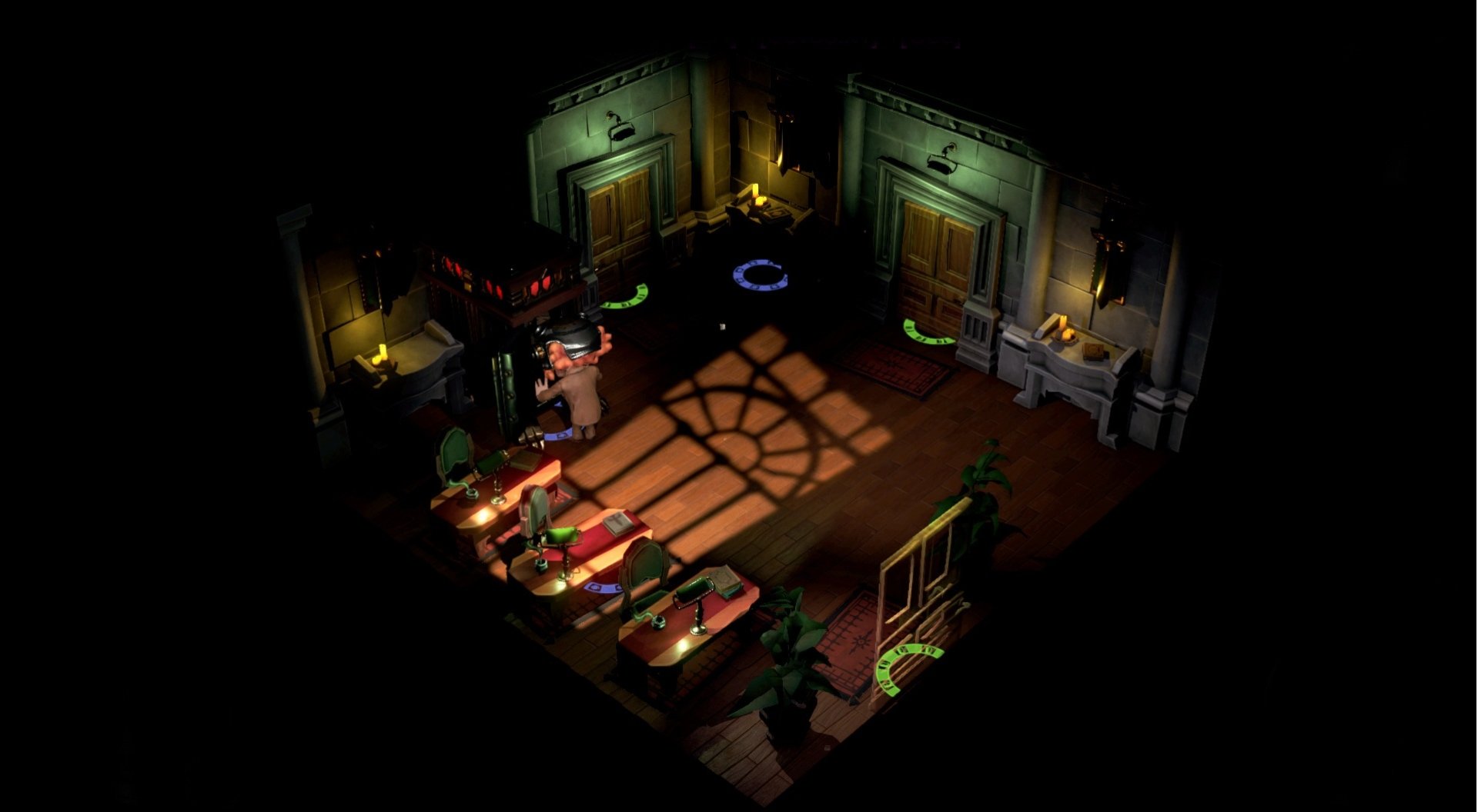 video game The Sexy Brutale haunted room dark atmosphere gothic Image