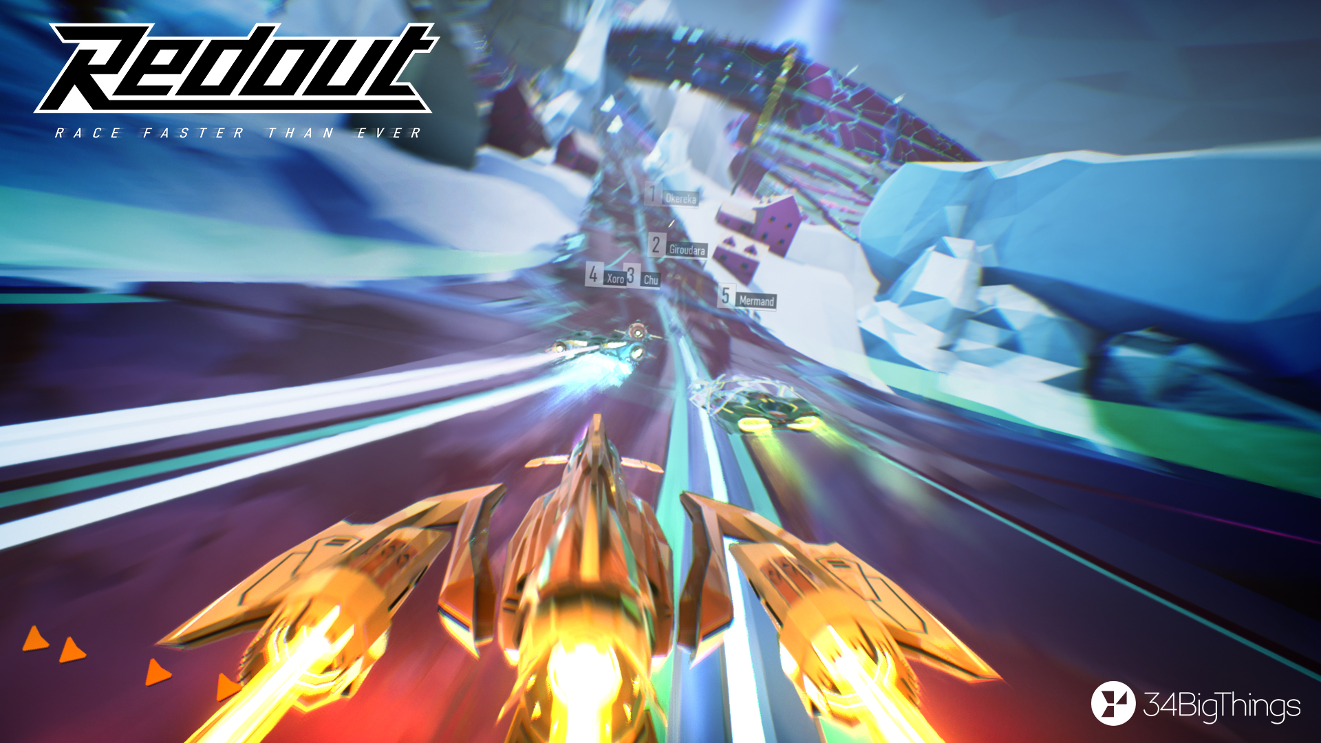 video game Redout: Enhanced Edition racing game futuristic Redout Futuristic Gaming Image