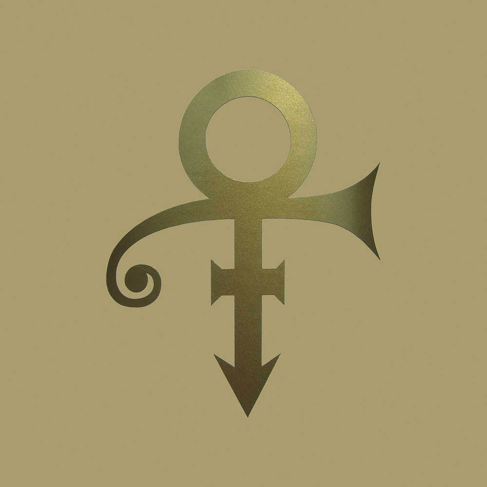 Prince picture. Prince Gold. Prince changed his name to an unpronounceable symbol. Prince Singer logo High res.