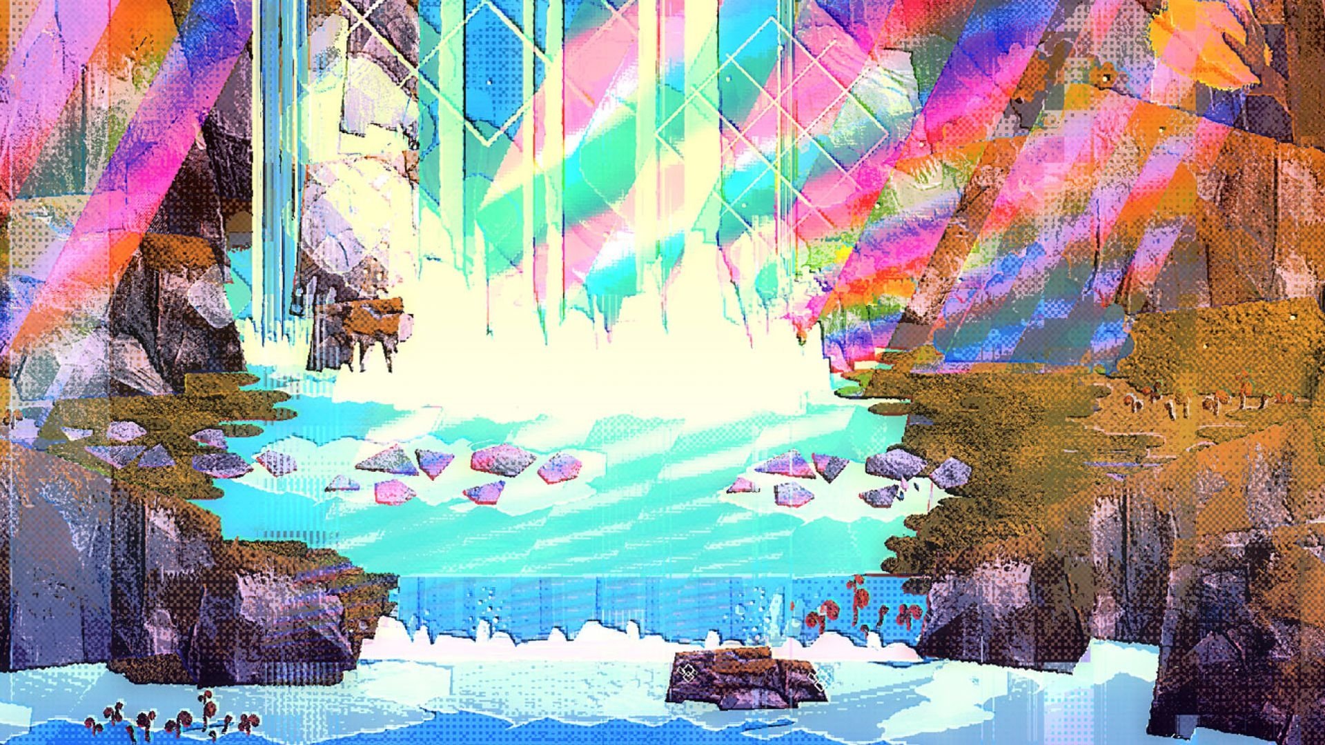 video game Totem Teller waterfall landscape nature Image