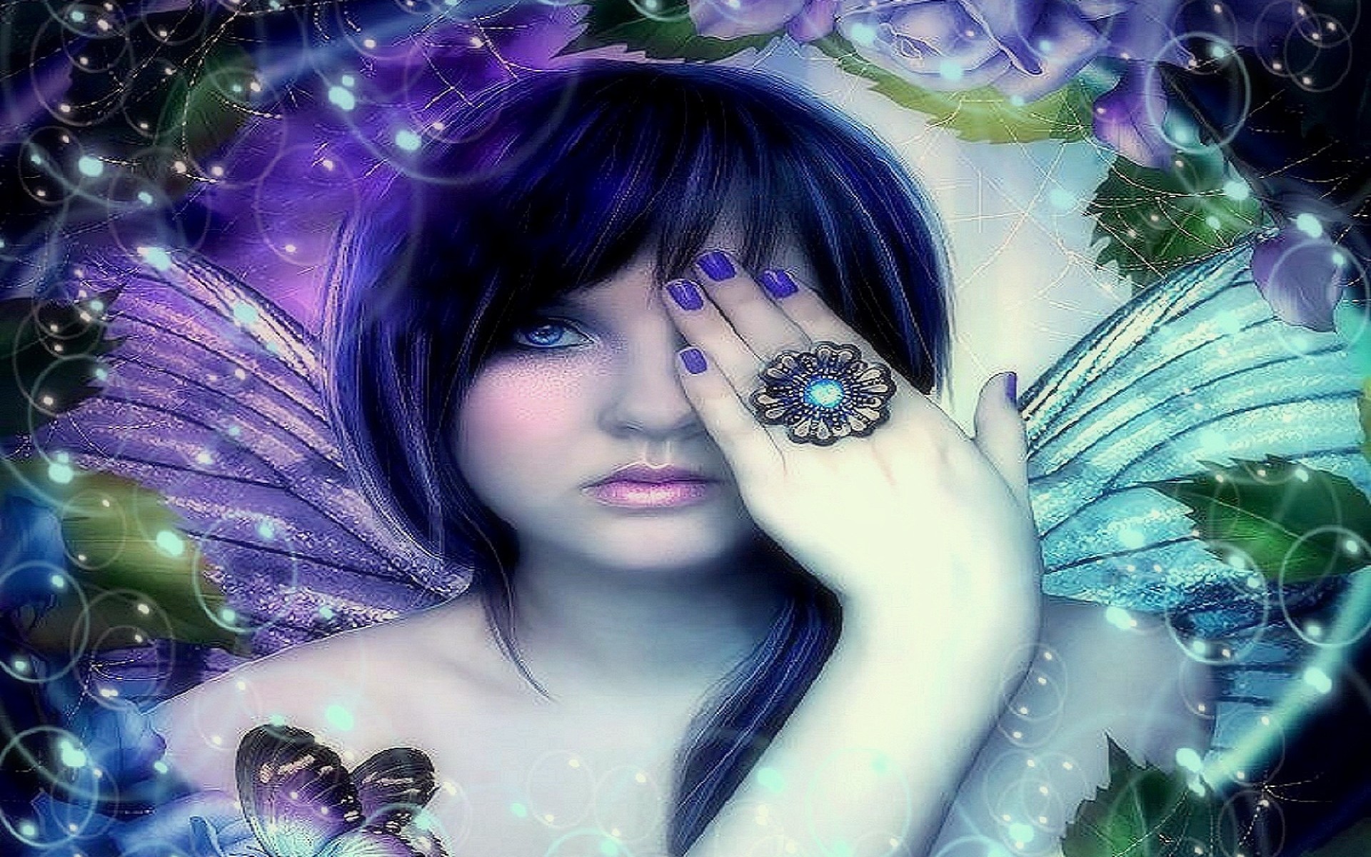 Blue-haired Fairy - Russian Mythology - wide 3